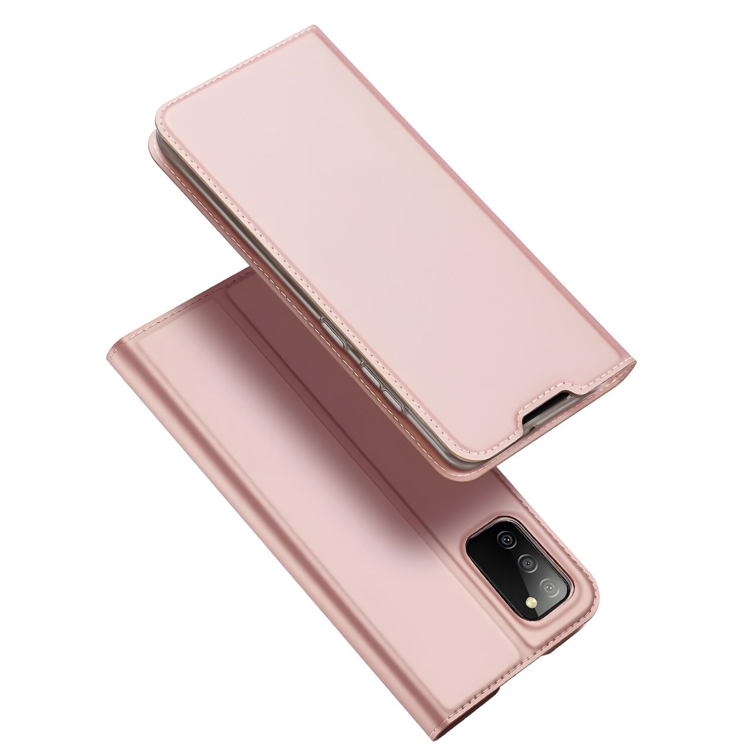 DUX DUCIS Skin Pro bookcase for Samsung Galaxy A02s - Pink