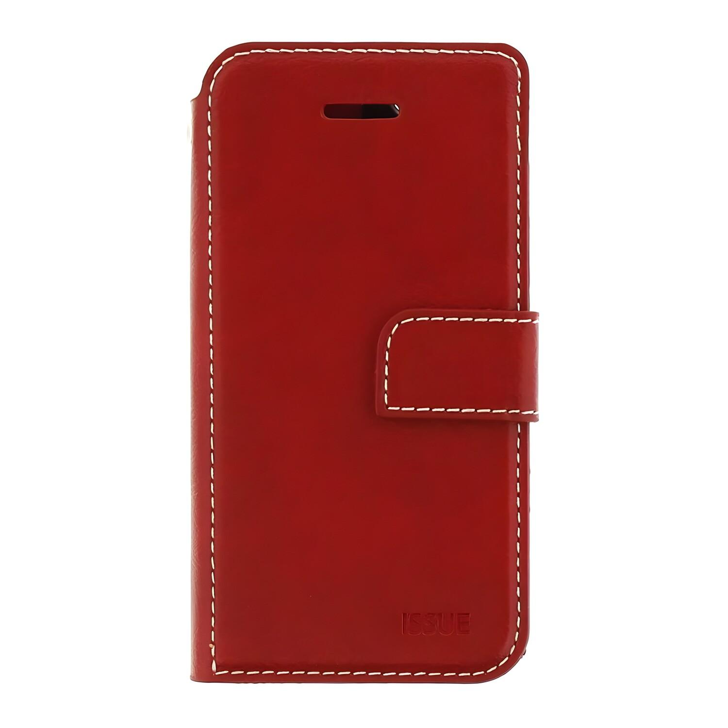 Molan Cano BOOK Case for Motorola Moto G100 - Red