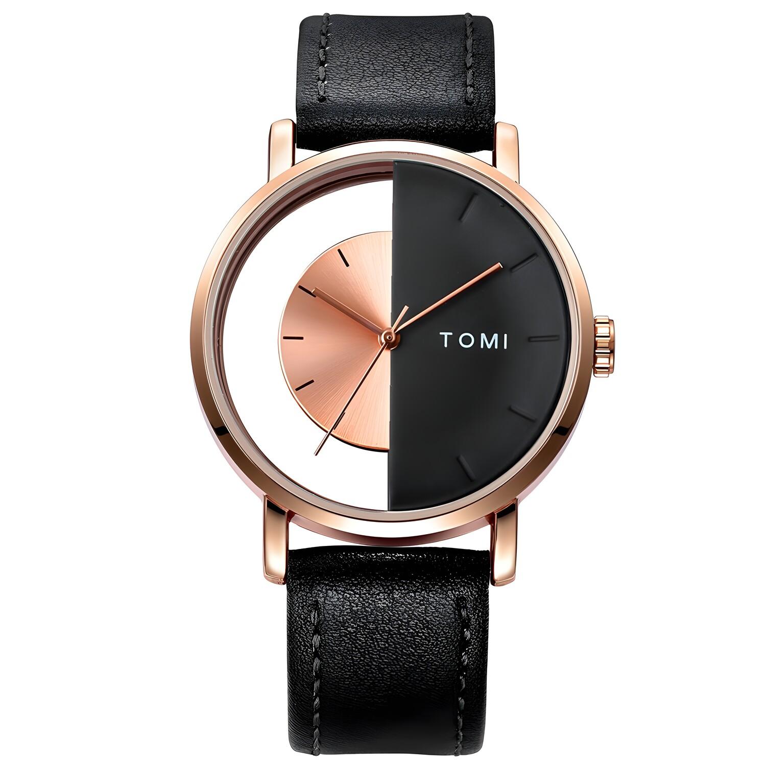 TOMI watch - Black/Gold