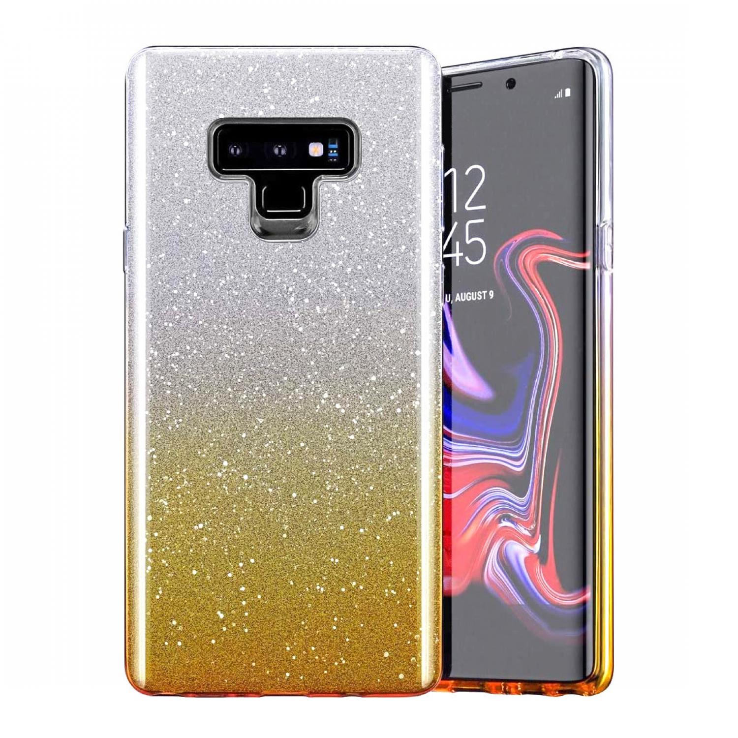 Glitter Case for Samsung Galaxy A73 - Gold - Type 1
