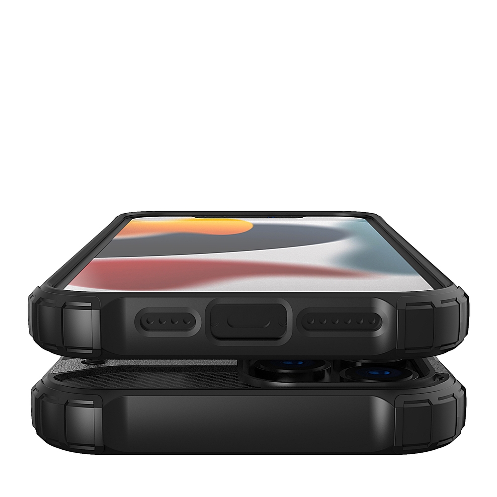 Hybrid Armor case for Apple iPhone 13 Pro Max - Black
