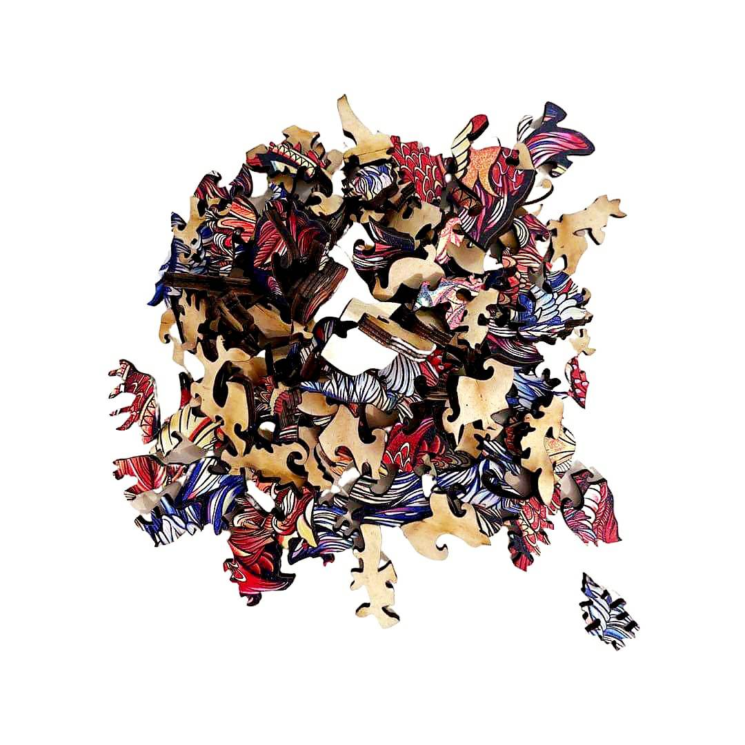 Wooden puzzle - Leopard/S