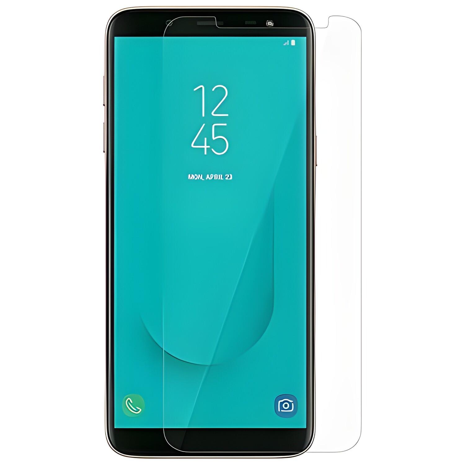 Orange Tempered glass for Samsung Galaxy J4 Plus - Transparent