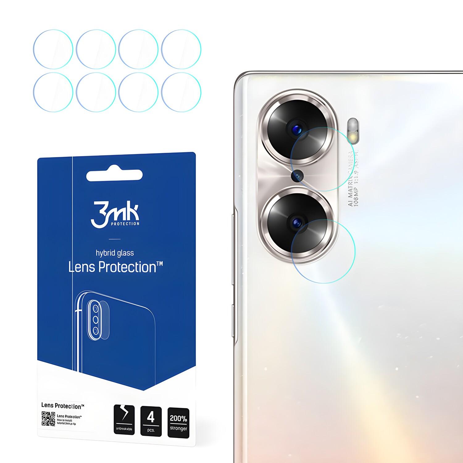 4x Camera glass 3mk for Honor 70 - Transparent