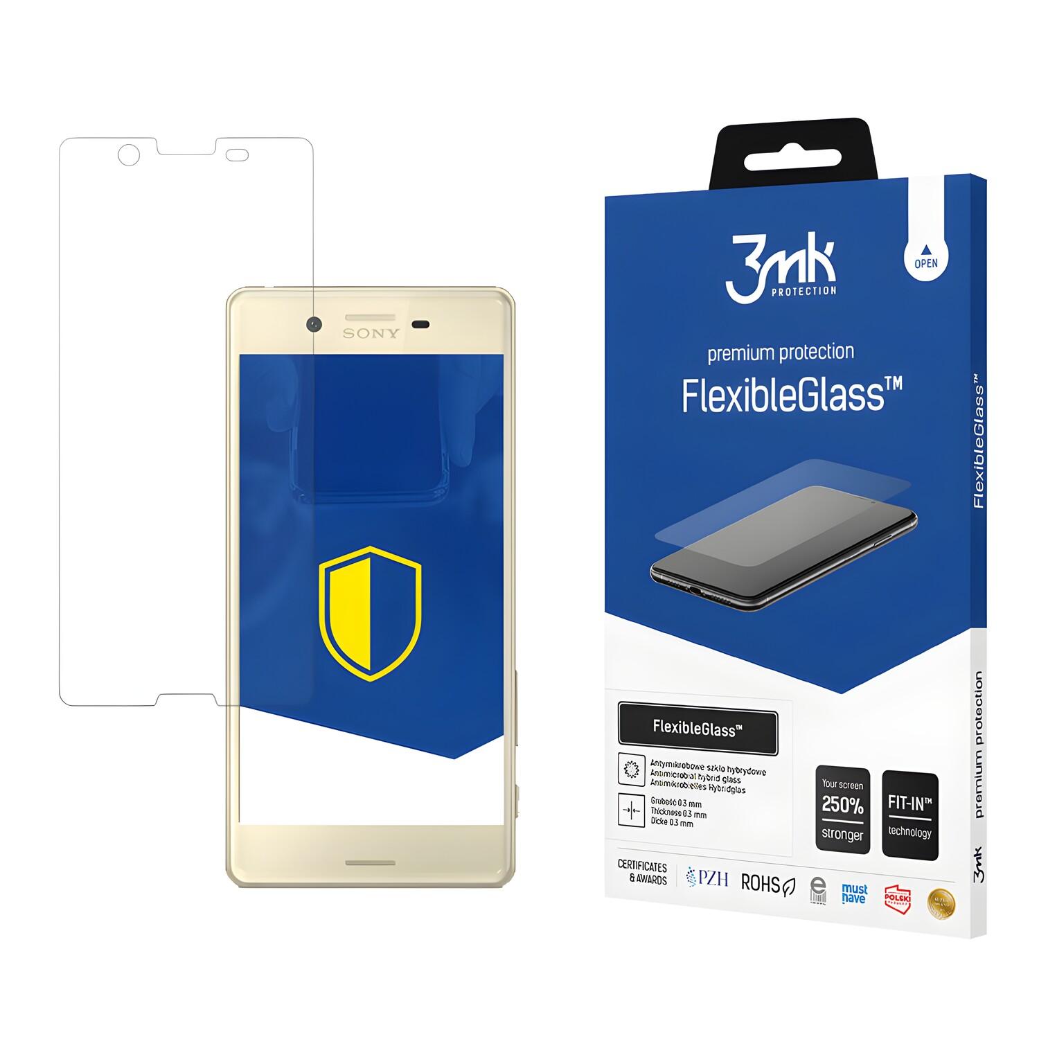 3mk Hybrid FlexibleGlass for Sony Xperia X - Transparent