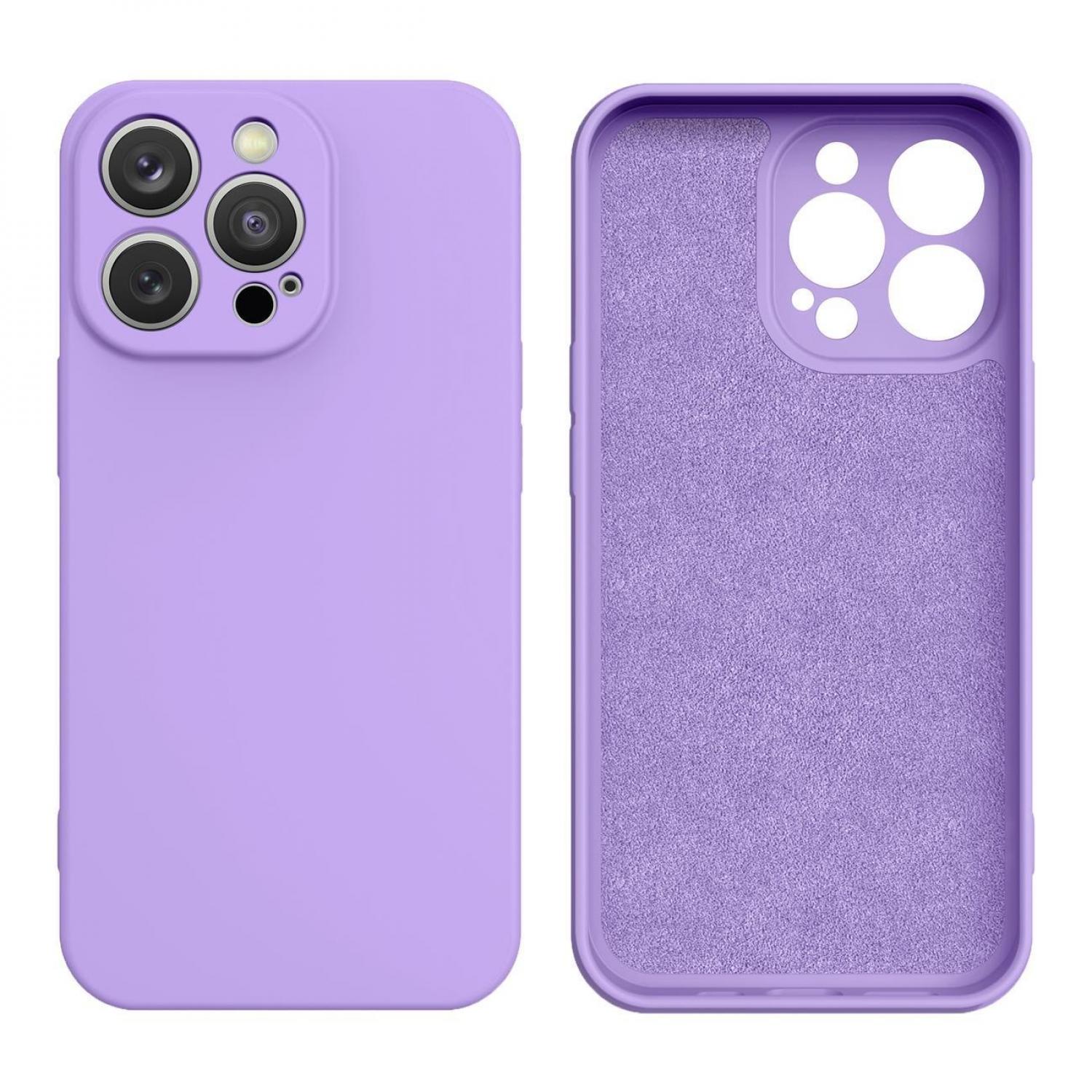 Silicone case for Apple iPhone 13 Pro Max - Purple