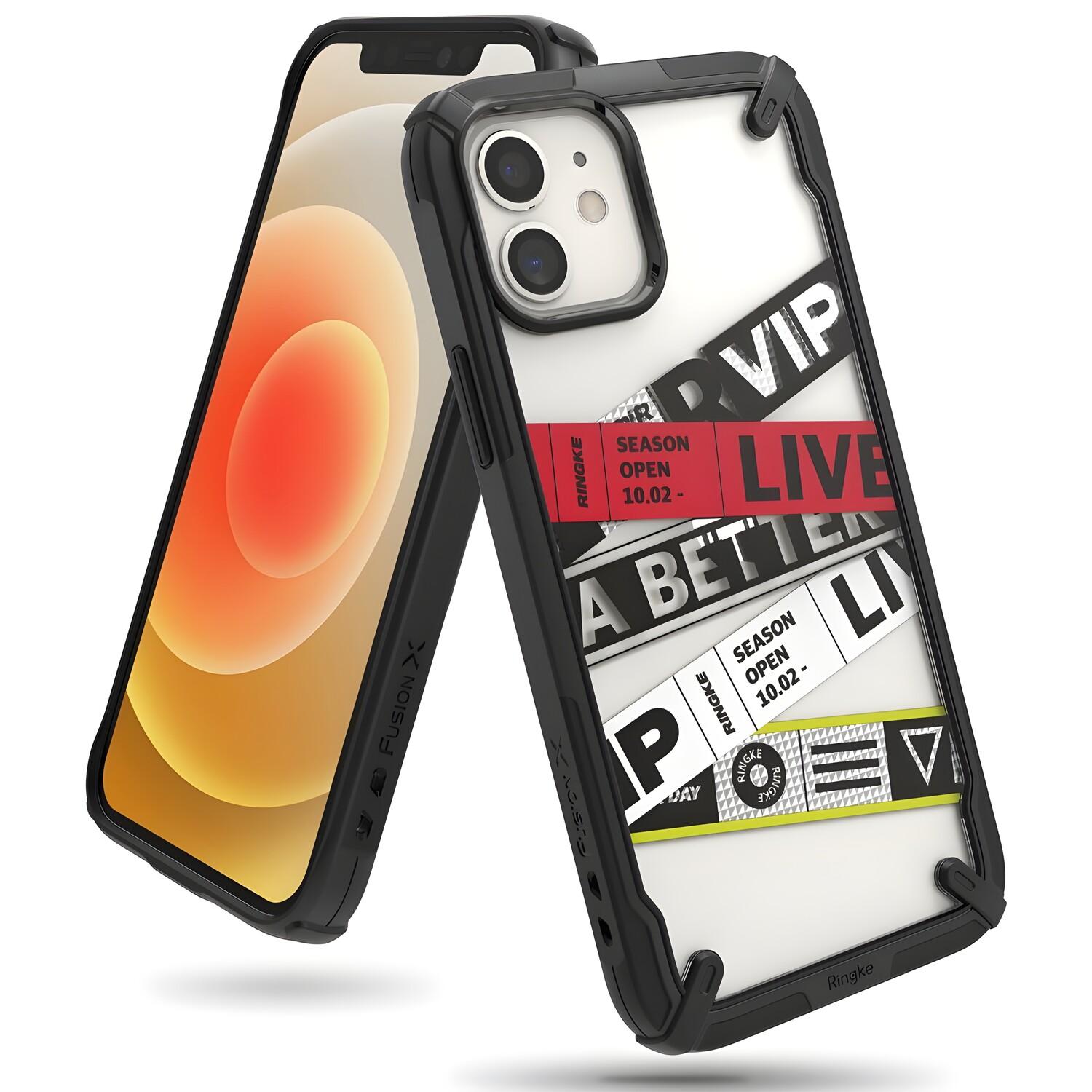 Ringke Fusion X case for Apple iPhone 12 Mini - Black