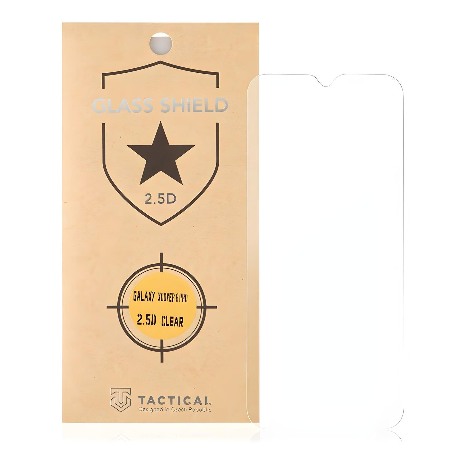 Tactical Glass Shield 2.5D glass for Samsung Galaxy Xcover 6 Pro - Transparent