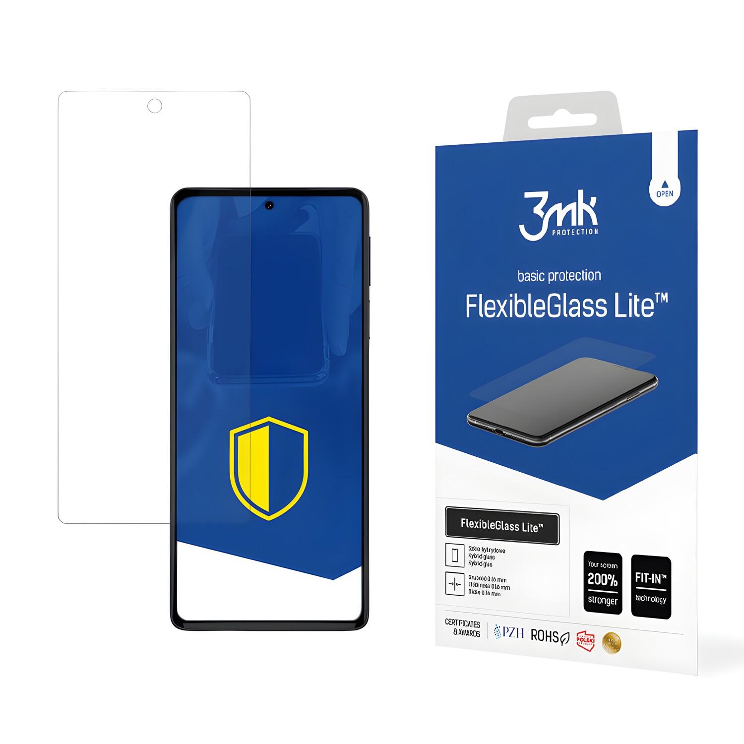 FlexibleGlass Lite protective glass for Motorola Edge 30 Pro - Transparent