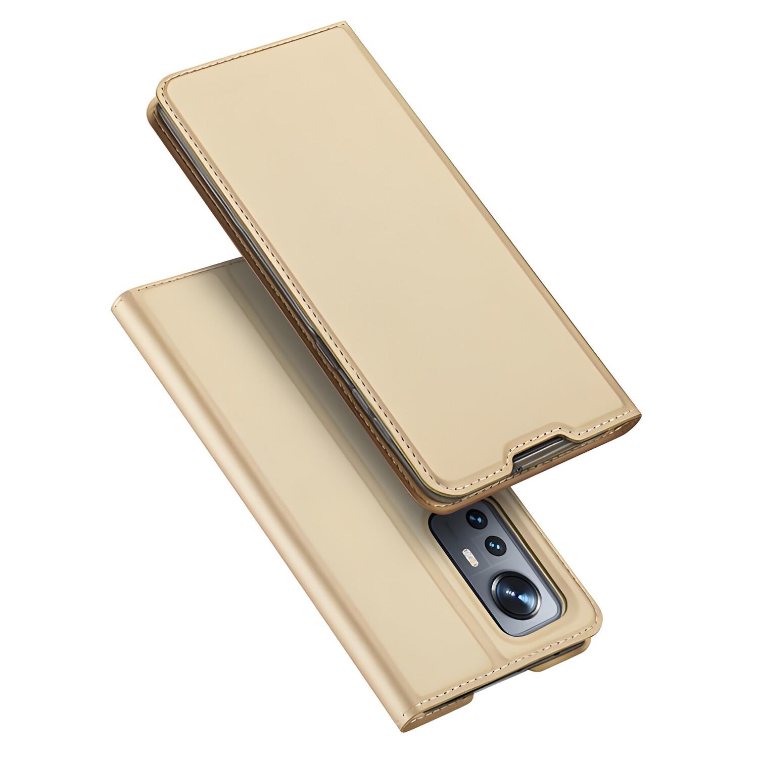 DUX DUCIS Skin Pro bookcase for Xiaomi 12/12X - Gold