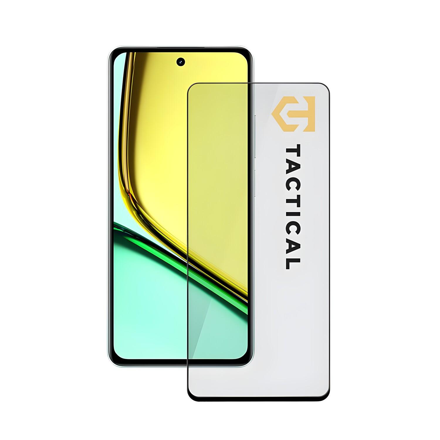 Tactical Glass Shield 5D glass for Realme C67 4G - Black