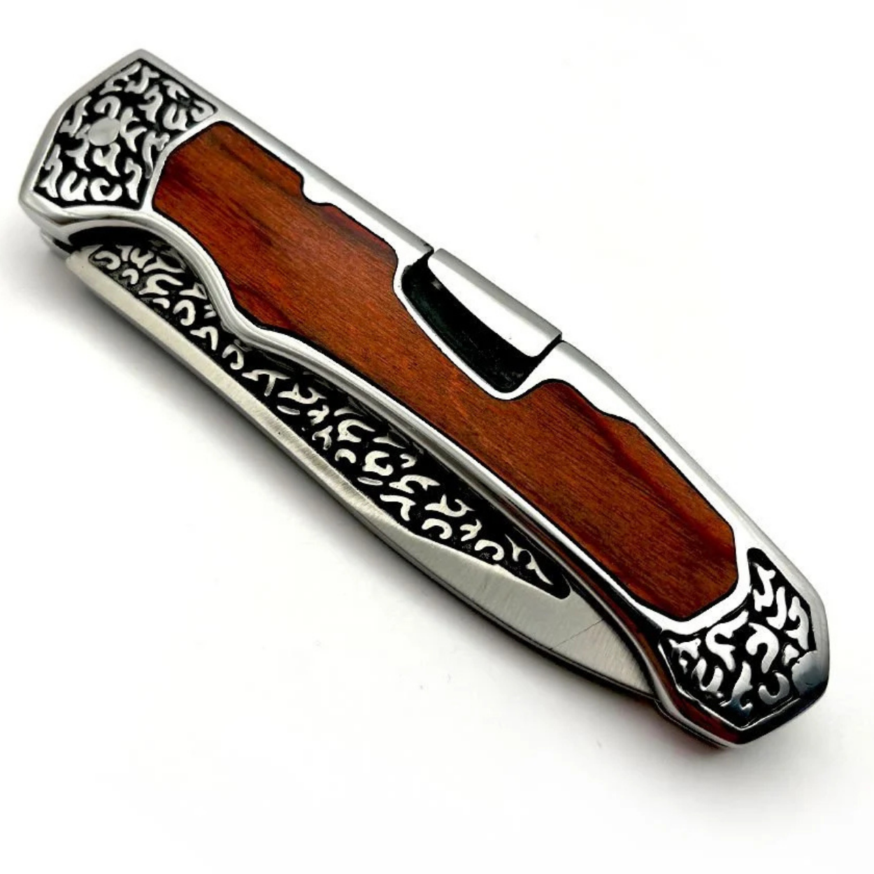 Outdoor Folding Knife A3154 - Brown / Black