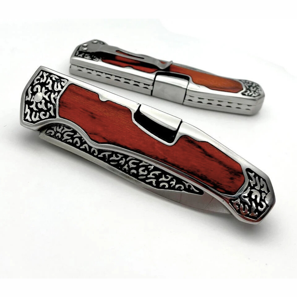 Outdoor Folding Knife A3154 - Brown / Black