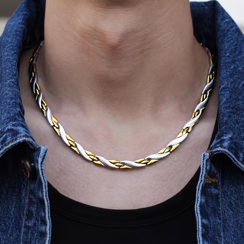 Necklace TW-38800 - Silver / 49cm