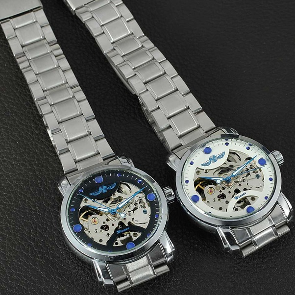 Winner SK-2599 Men's Watch - White/Silver