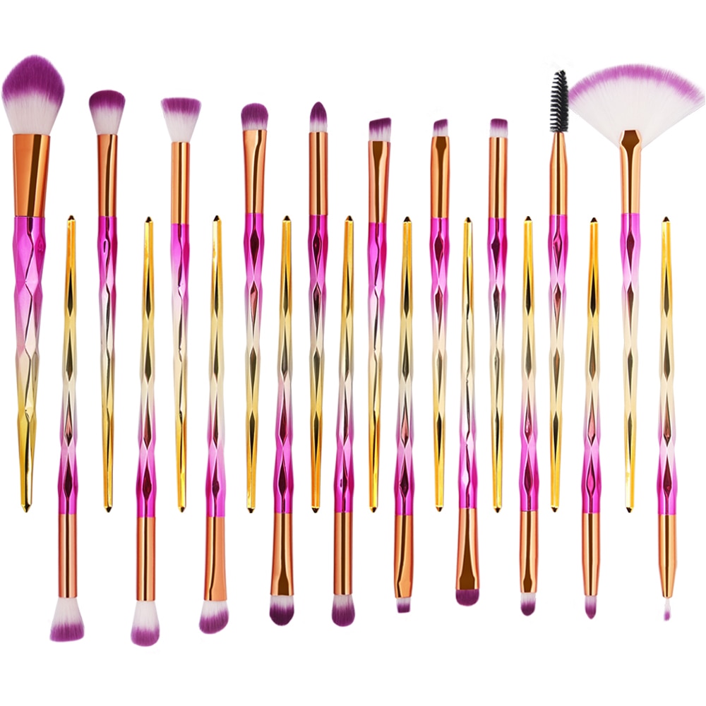 Makeup Brushes - Brown