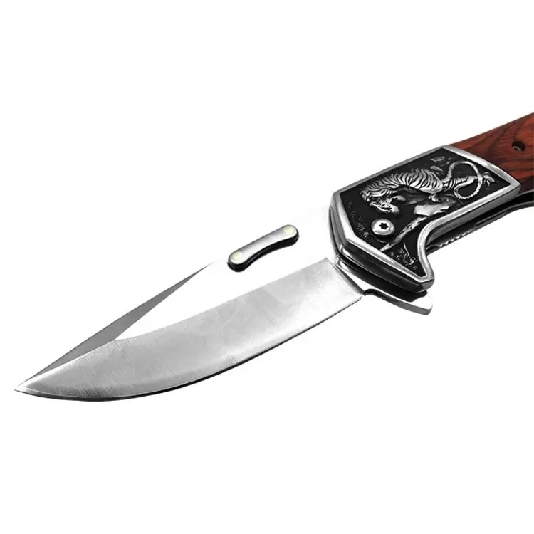 Outdoor folding knife A3244 - Brown/Black