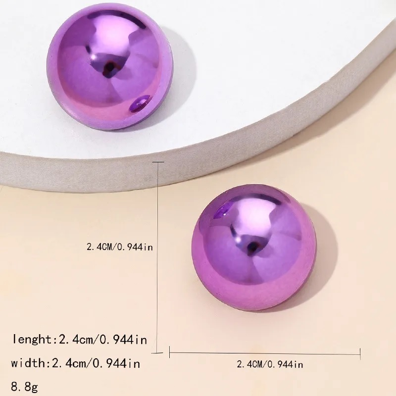 AD-33367 Earrings - Herz/Light Blue