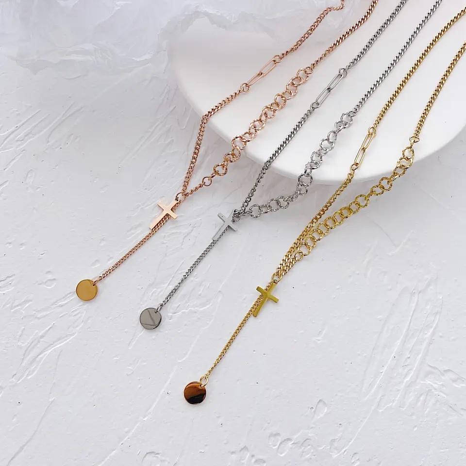 CC-24091 Necklace - Goldpink