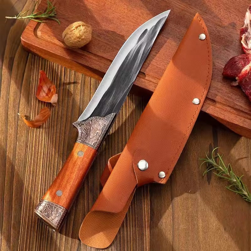 DE-33025 Kitchen knife - Brown/Butcher