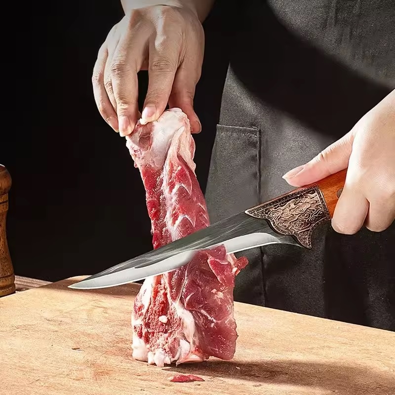 DE-33025 Kitchen knife - Brown/Butcher