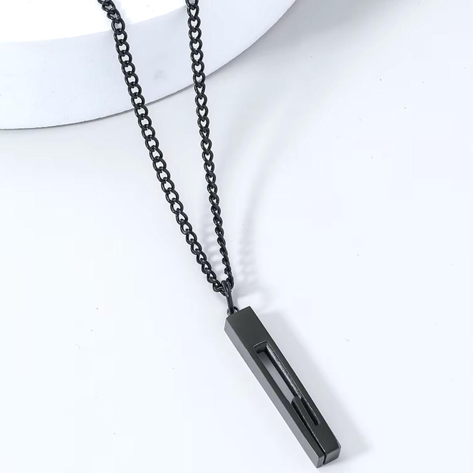 Necklace DI-34078 - Black