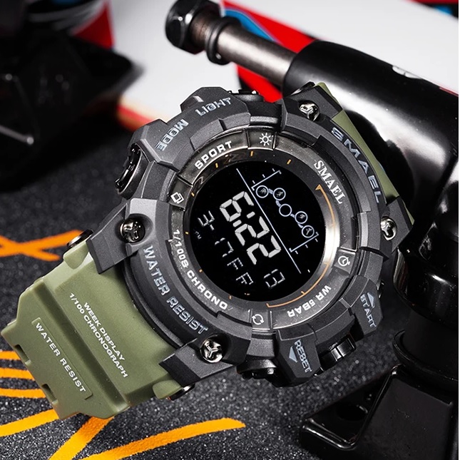 SMAEL DI-29463 Watch - Black / Red