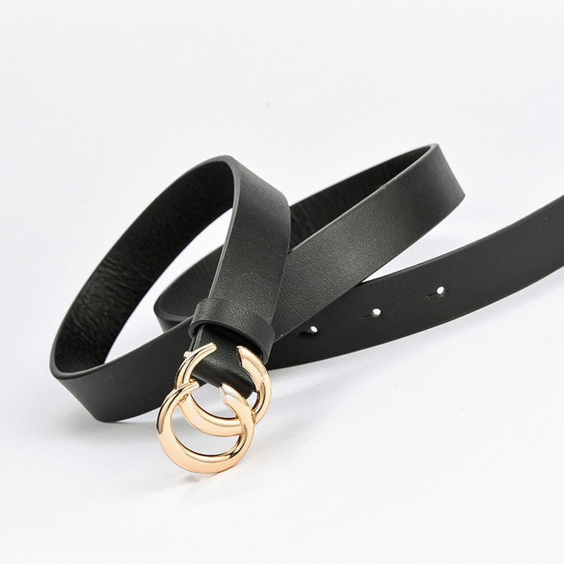 Double C Belt - Dark brown