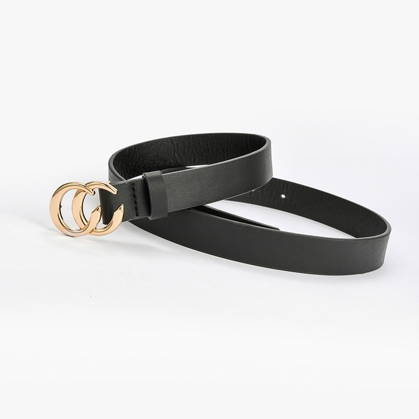Double C Belt - Dark brown