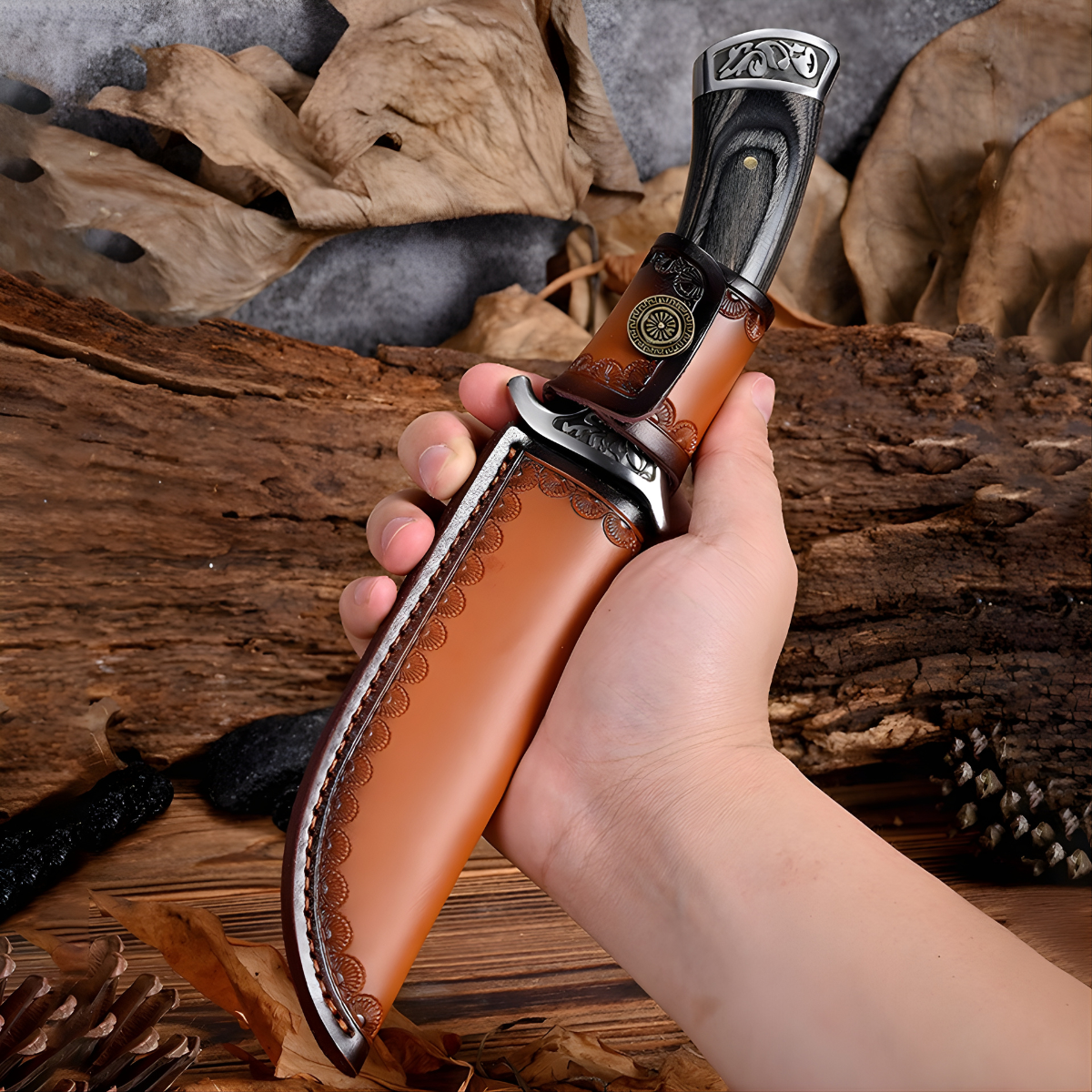 Outdoor Knife EF - 39490 - Gray / Silver / 2.Quality