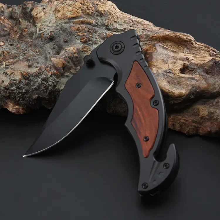 Outdoor Folding Knife GI-27825 - Gray / Pattern