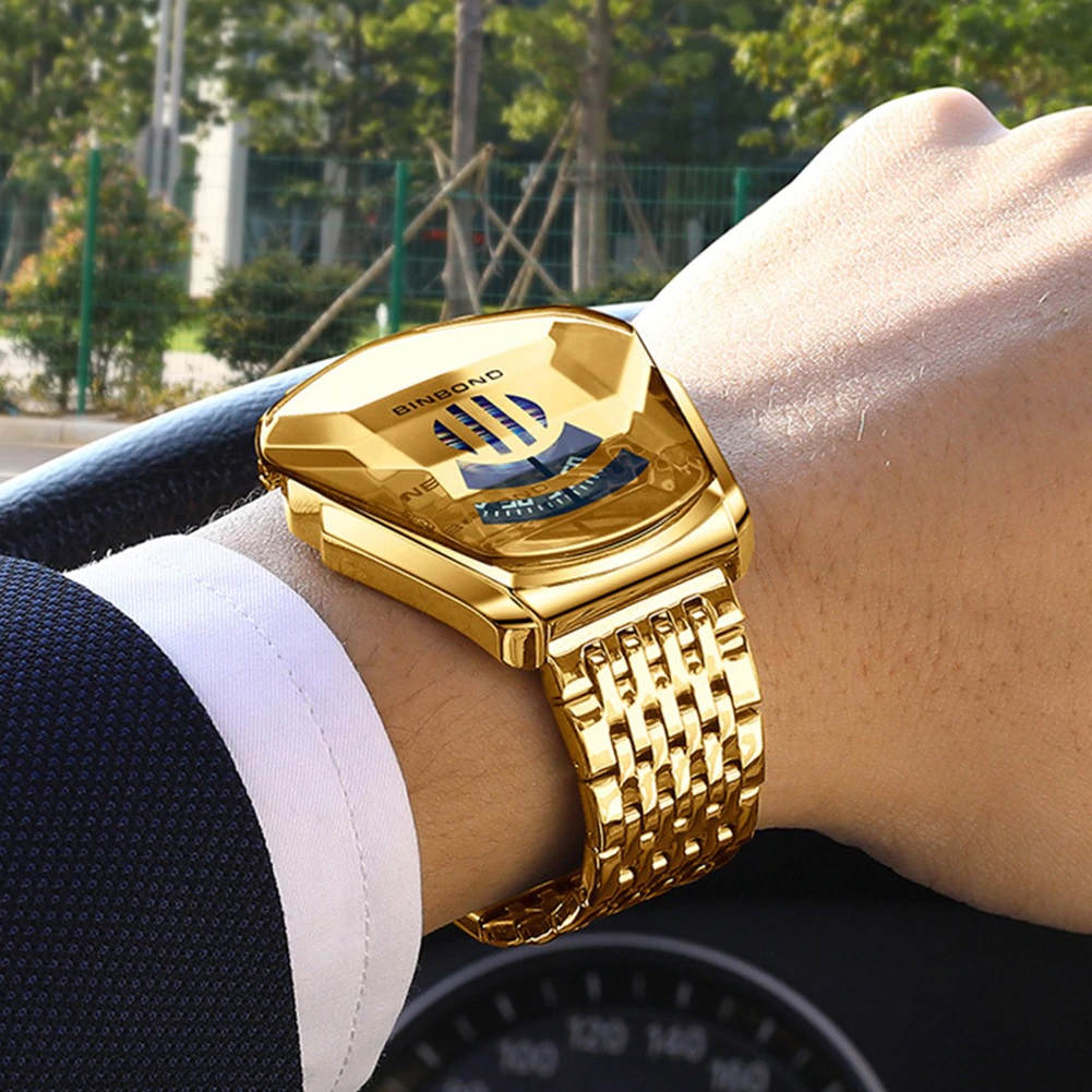 MA-7495 Men's Watch - Gold/Blue