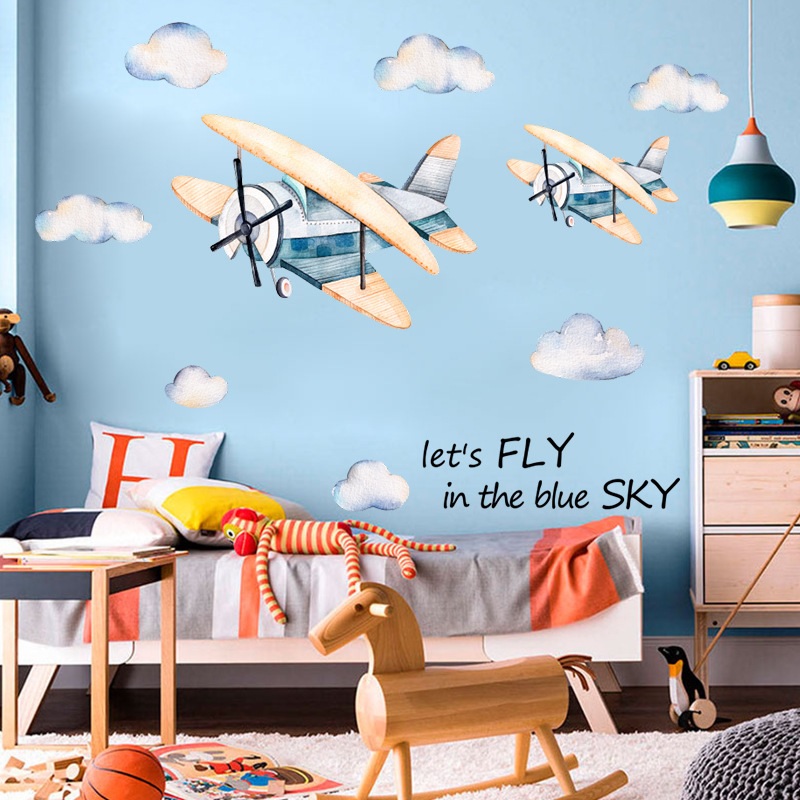 Wall sticker / Wallpaper Airplanes