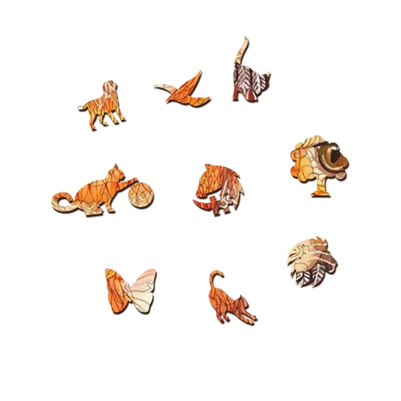 Wooden puzzle-Katze/M