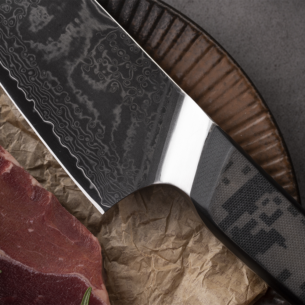 TA-37579 Damascus Kitchen Knife Set - Black / Gray