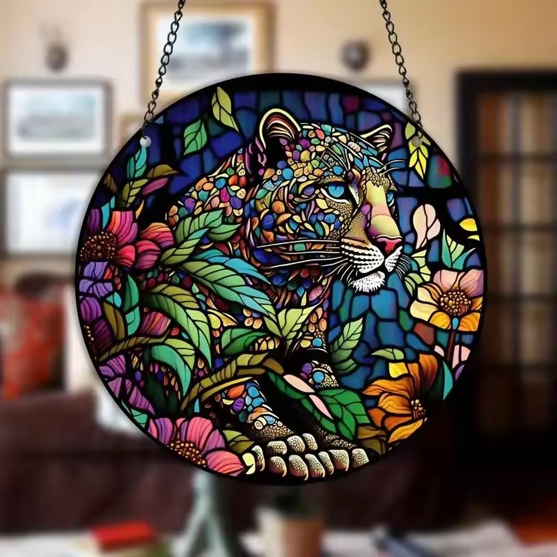 Sun catcher - Leopard