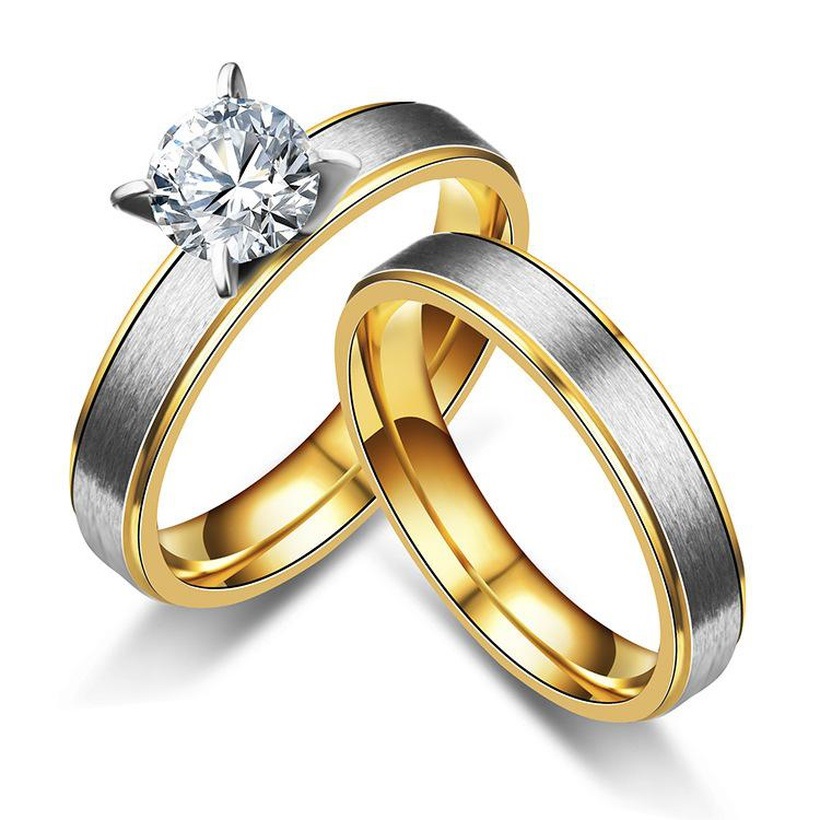 LO-17420 Ring - Gold/Silver/55mm