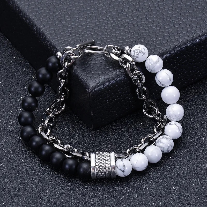 MA-34431 Bracelet - Black / Gray