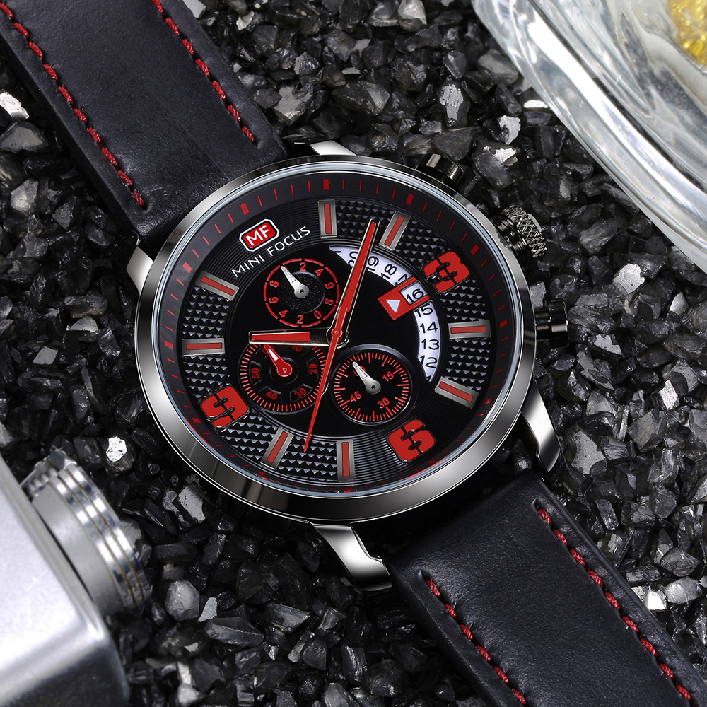 Mini Focus LE-23863 Watch - Gray / Orange