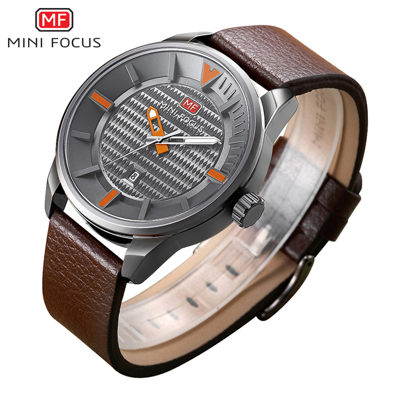 Mini Focus OM-23893 Watch - Brown / Gray
