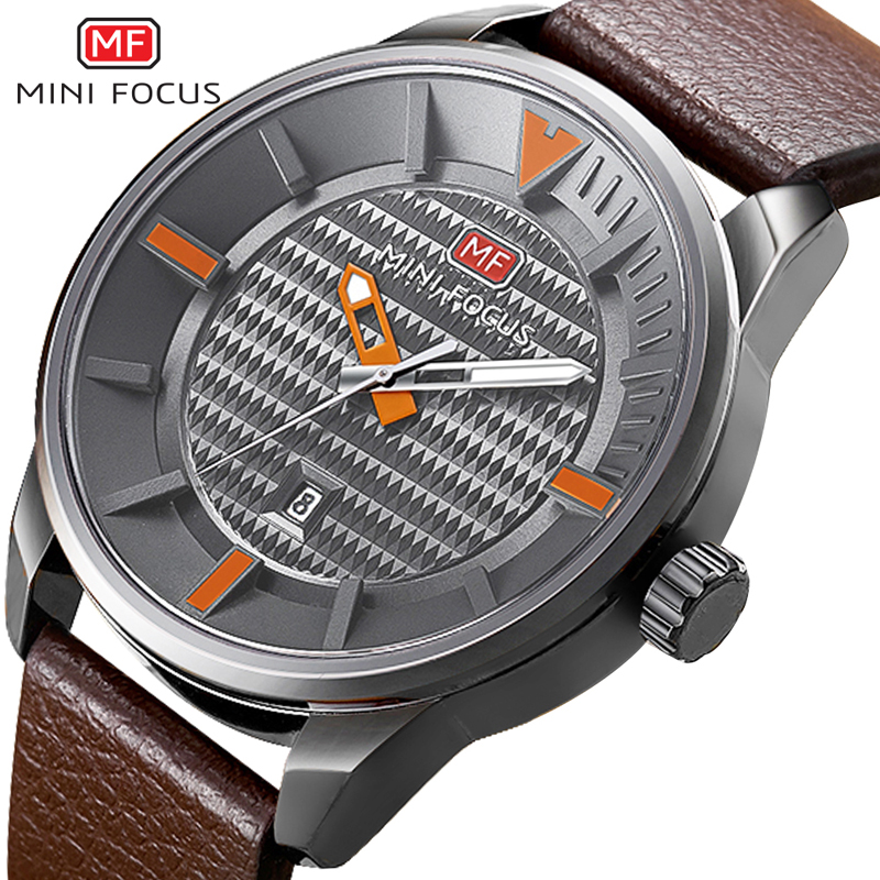 Mini Focus OM-23893 Watch - Brown / Gray