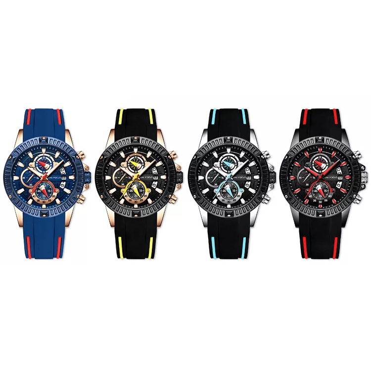 Mini Focus Watch - Black/Yellow