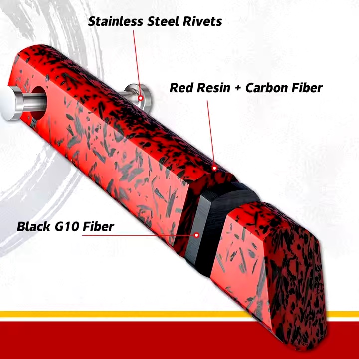 Damascus Kitchen Knife MI-35102 - Garasuki