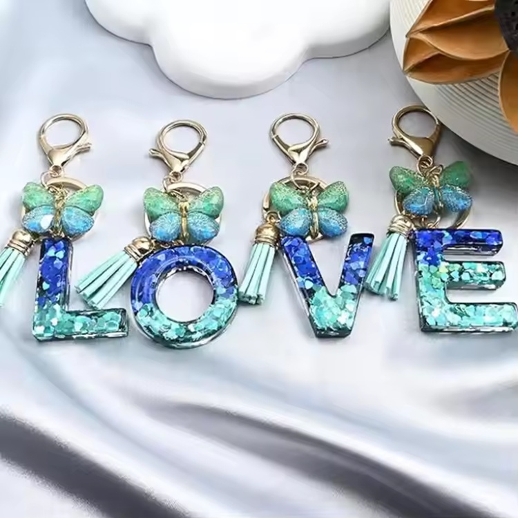 Alphabet Keychain - Y / Blue