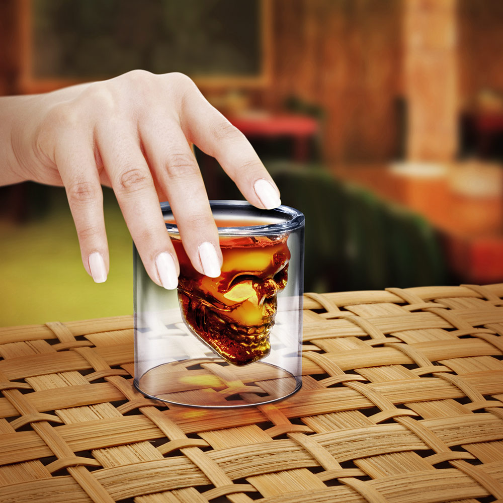 Glass-250ml (skull shaped)