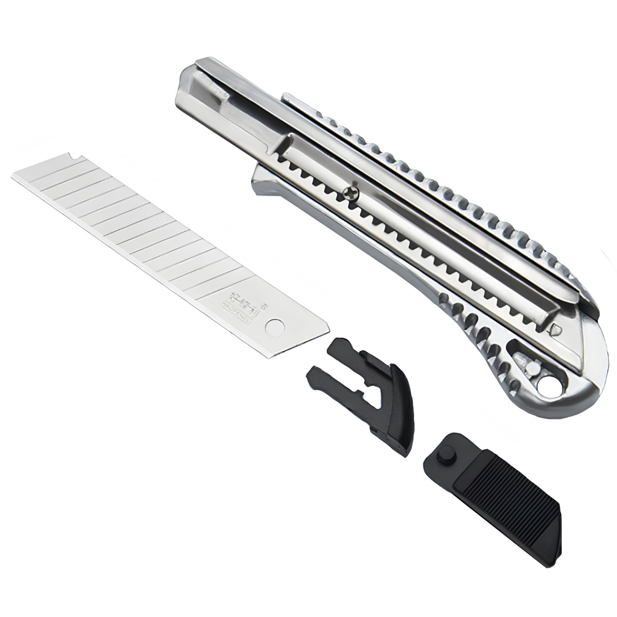 Retractable snap-off knife - Silver