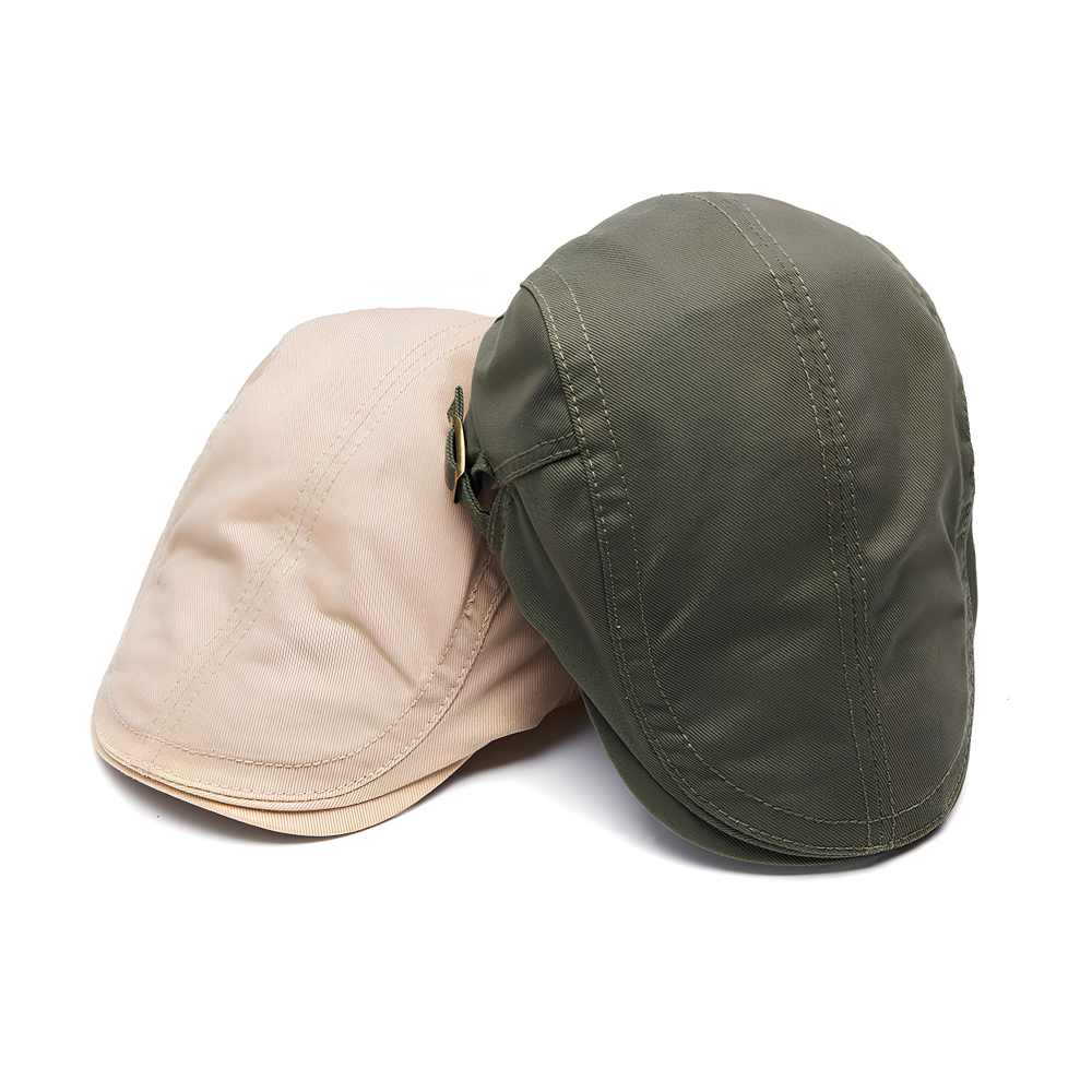 Men's beret WO - 40367 - Beige
