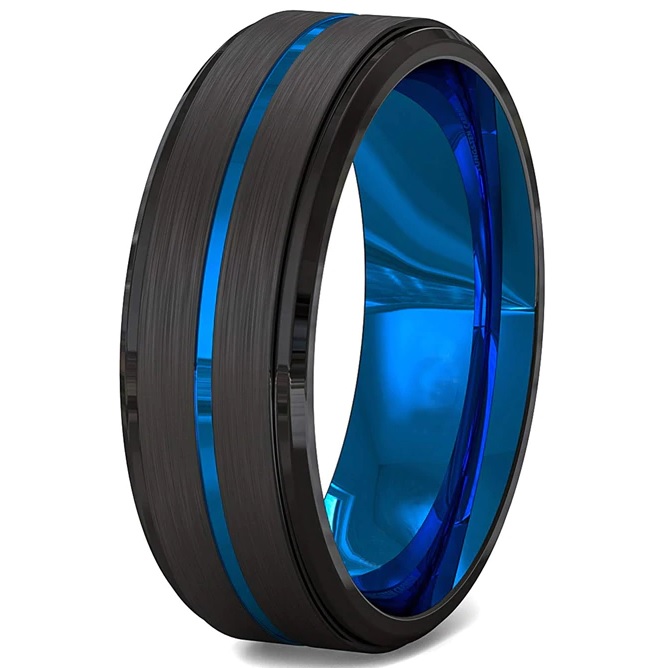 AR-7143 Ring - Black/Blue/65mm
