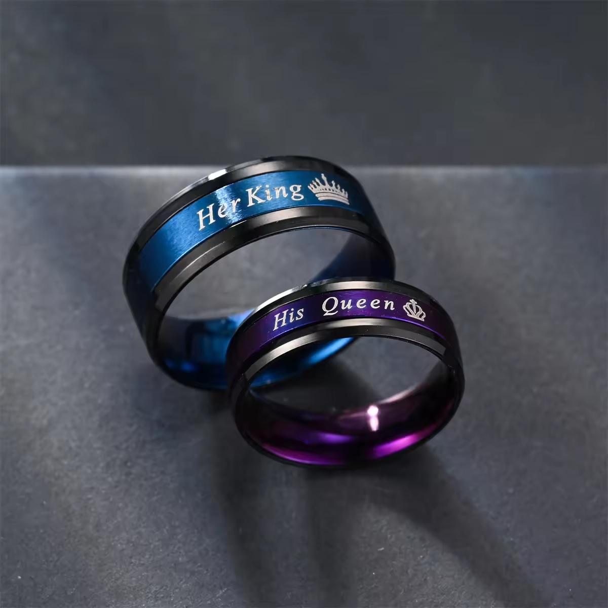 My King Ring - Black/Blue/59mm
