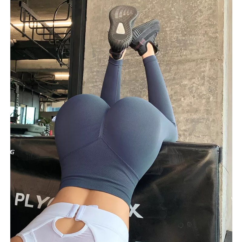 EL-14762 Push Up Leggings - Darkgray/L